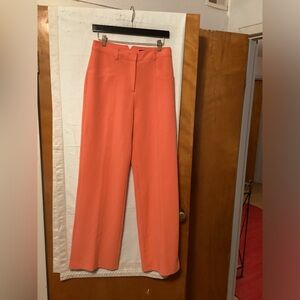 ME+EM Orange High-Waisted Trousers